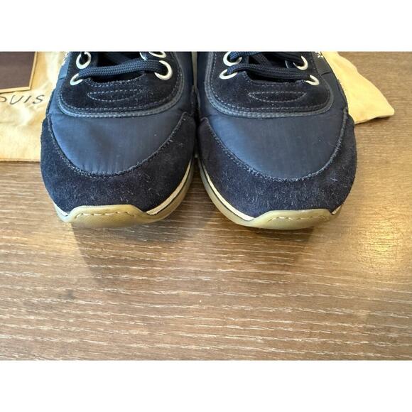 Louis Vuitton Navy Racing Sneakers Shoes Men size US 11 w/ Box + Dust Bags main image 7